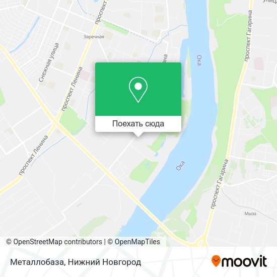Карта Металлобаза