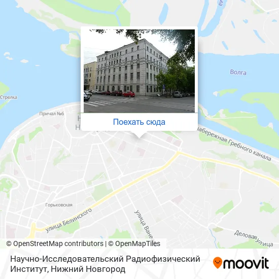 Карта Научно-Исследовательский Радиофизический Институт