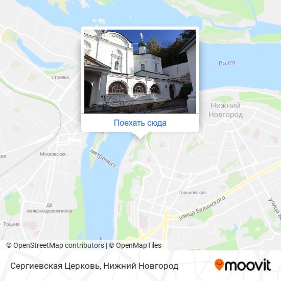 Карта Сергиевская Церковь