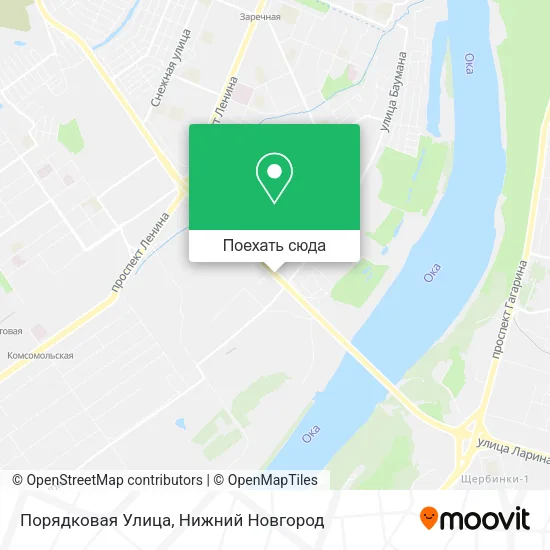 Карта Порядковая Улица