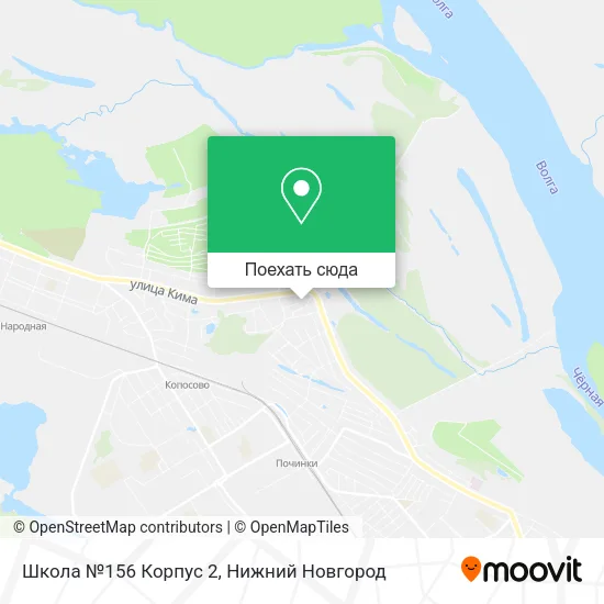 Карта Школа №156 Корпус 2