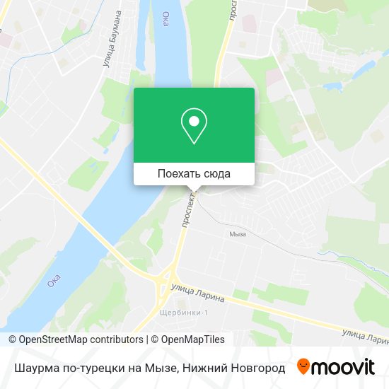 Карта Шаурма по-турецки на Мызе