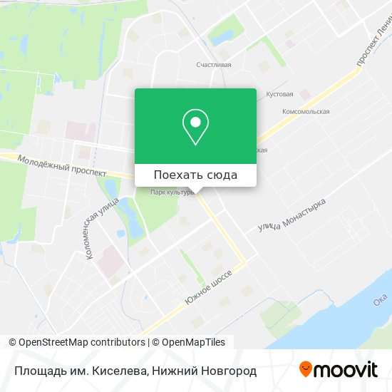Карта Площадь им. Киселева