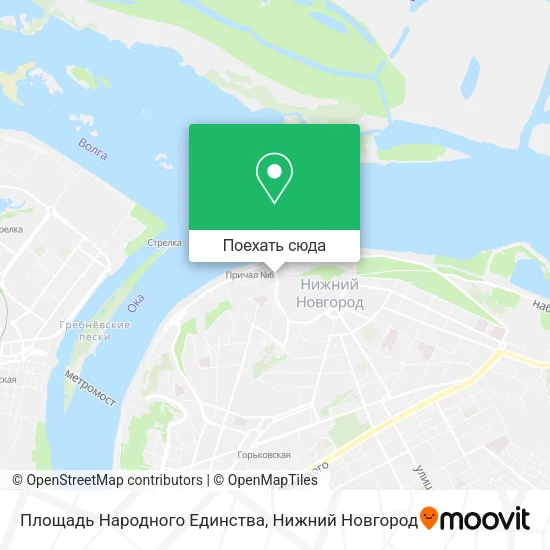 Карта Площадь Народного Единства
