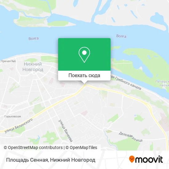 Карта Площадь Сенная