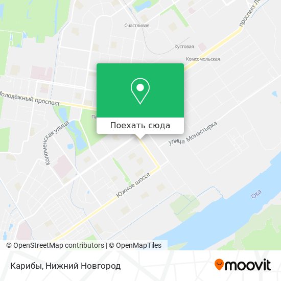 Карта Карибы
