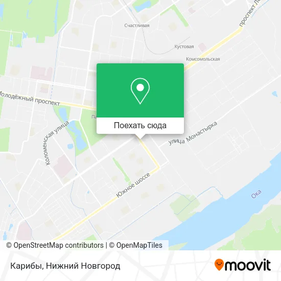 Карта Карибы