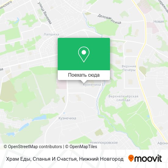 Карта Храм Еды, Спанья И Счастья