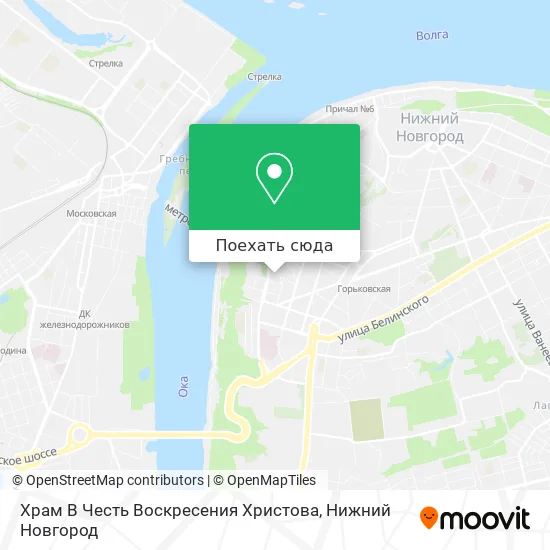 Карта Храм В Честь Воскресения Христова
