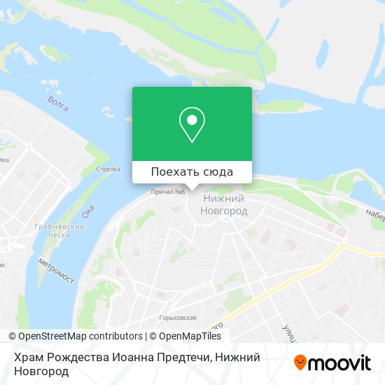 Карта Храм Рождества Иоанна Предтечи