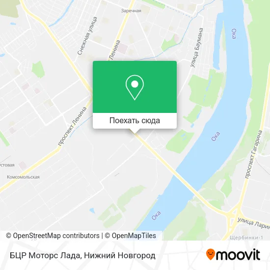 Карта БЦР Моторс  Лада