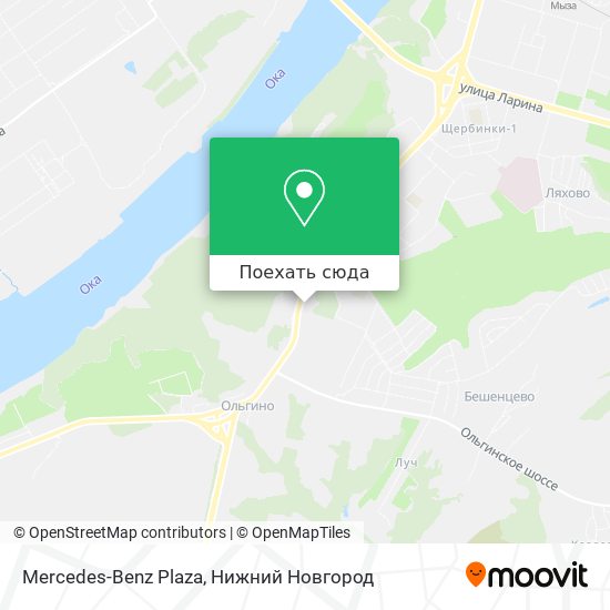 Карта Mercedes-Benz Plaza