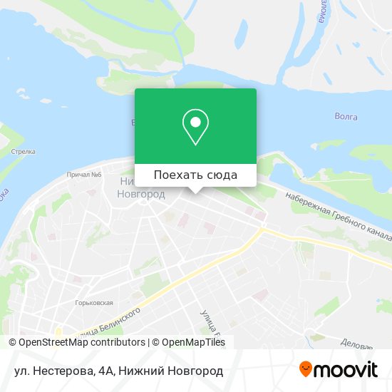 Карта ул. Нестерова, 4А