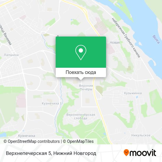 Карта Верхнепечерская 5