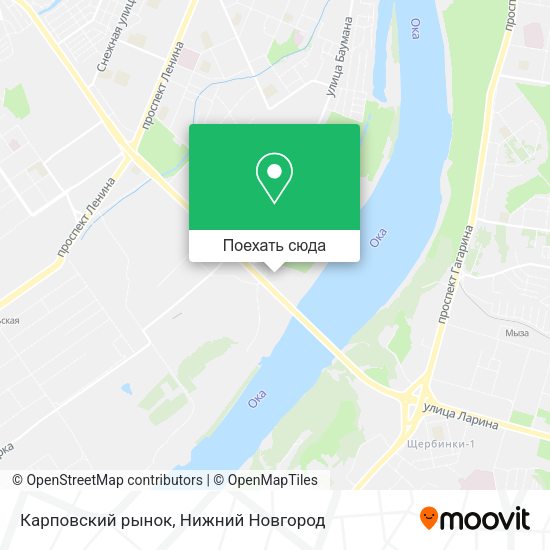 Карта Карповский рынок