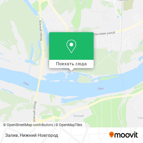 Карта Залив