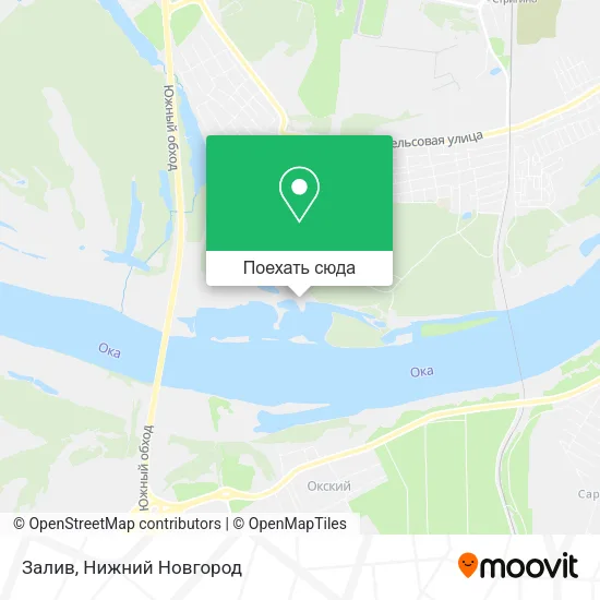 Карта Залив