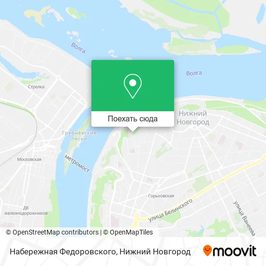 Карта Набережная Федоровского