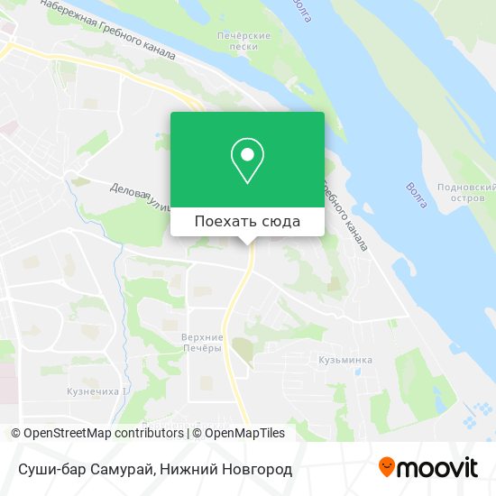 Карта Суши-бар Самурай