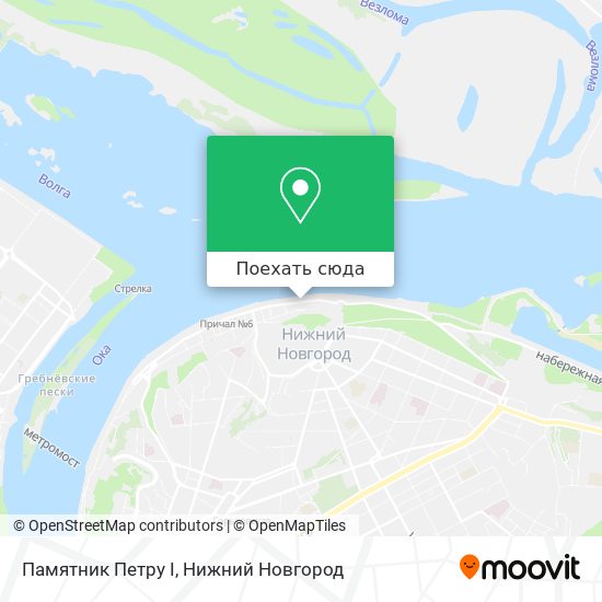 Карта Памятник Петру I