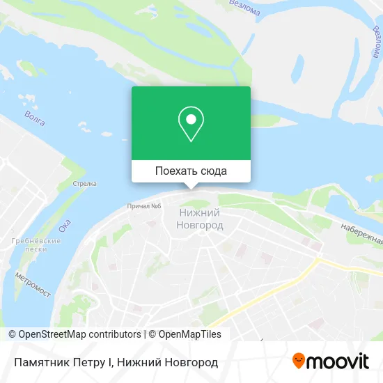 Карта Памятник Петру I