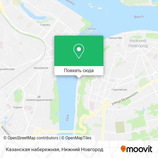 Карта Казанская набережная