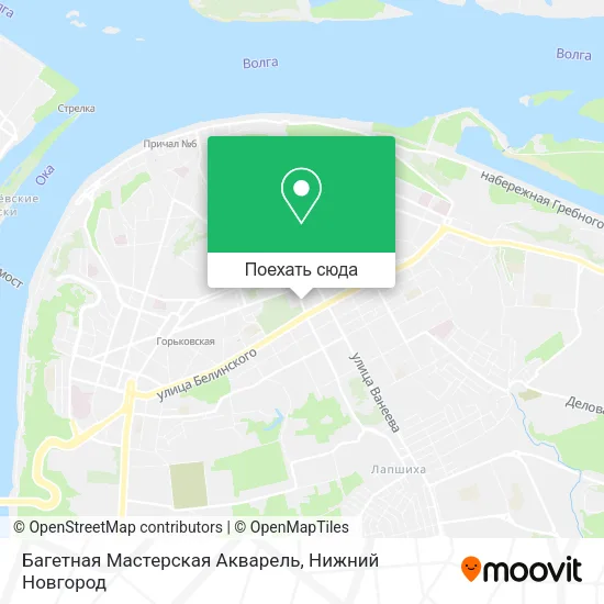 Карта Багетная Мастерская Акварель