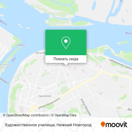 Карта Художественное училище