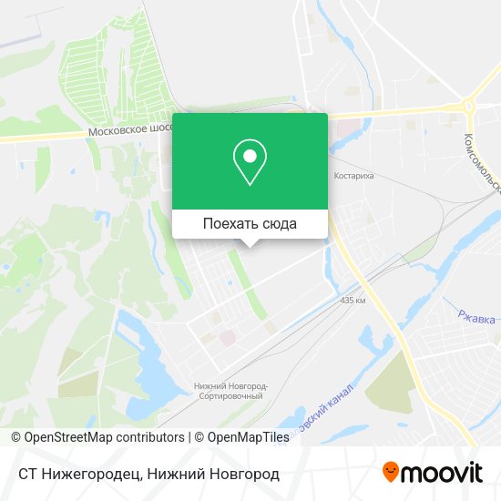Карта СТ  Нижегородец