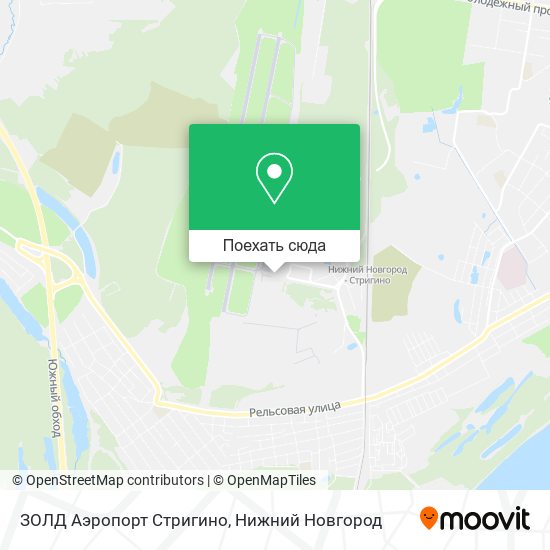 Карта ЗОЛД Аэропорт Стригино