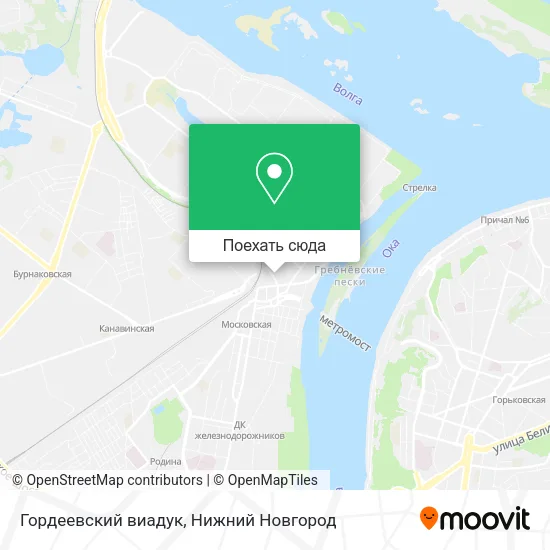 Карта Гордеевский виадук