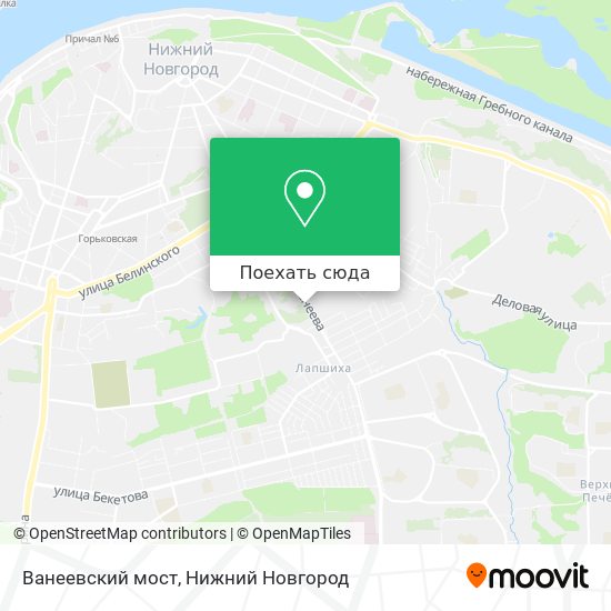 Карта Ванеевский мост