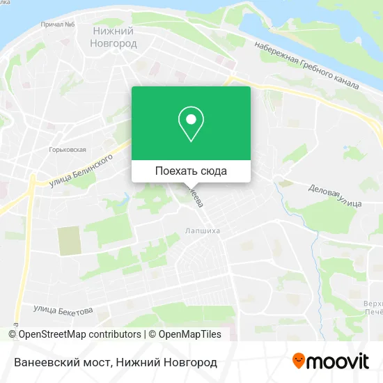 Карта Ванеевский мост