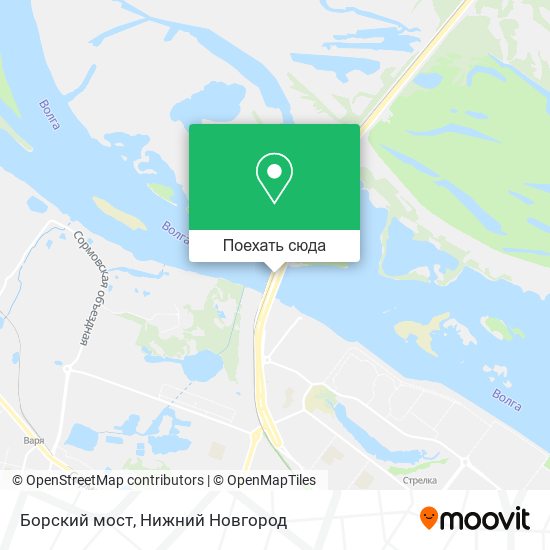 Борский мост нижний новгород проезд