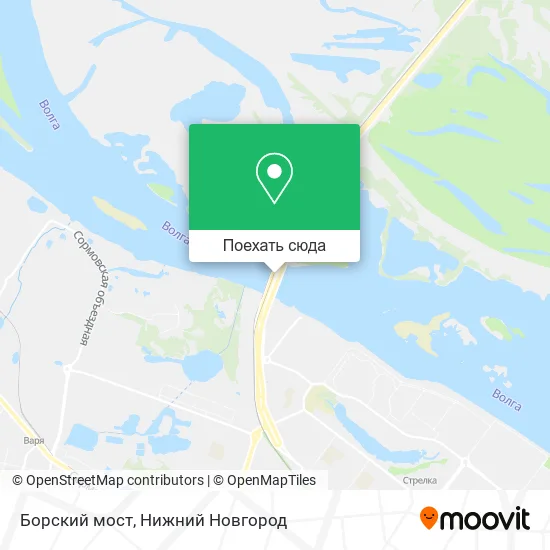 Карта Борский мост