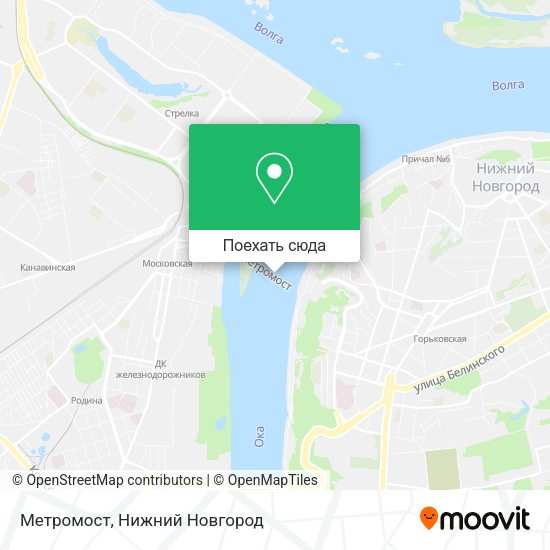 Карта Метромост