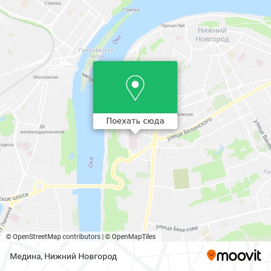 Карта Медина