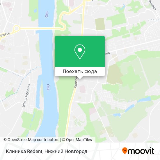 Карта Клиника Redent