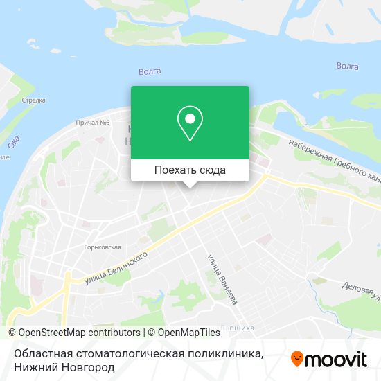 Карта Областная стоматологическая поликлиника