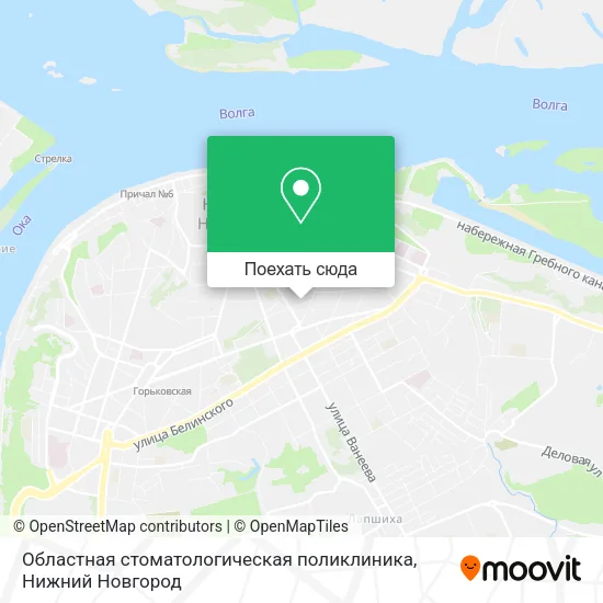 Карта Областная стоматологическая поликлиника