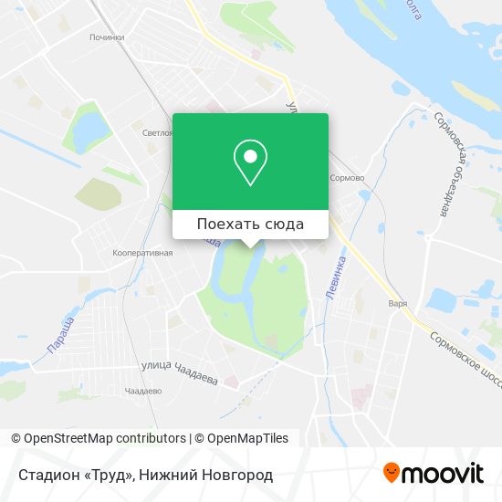 Карта Стадион «Труд»