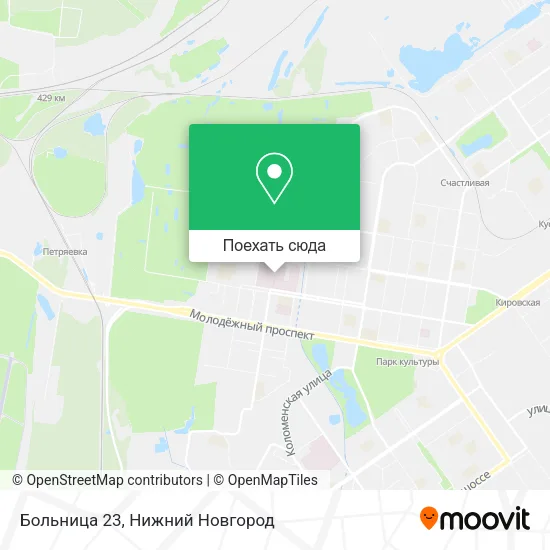 Карта Больница 23