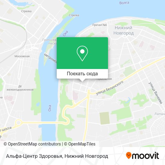 Карта Альфа-Центр Здоровья