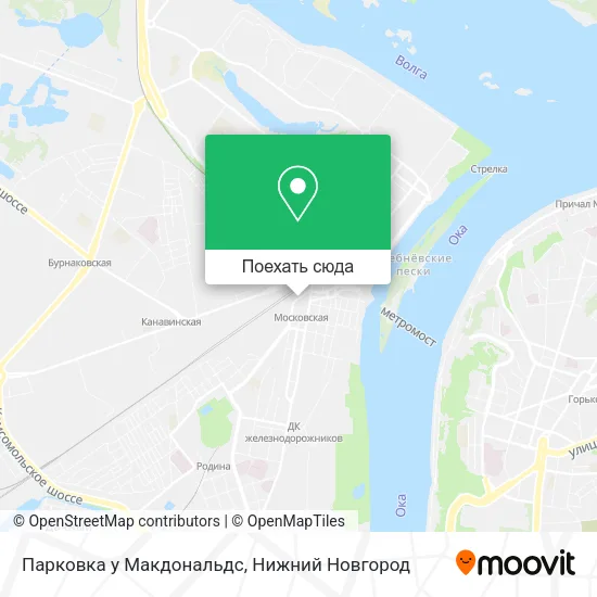 Карта Парковка у Макдональдс