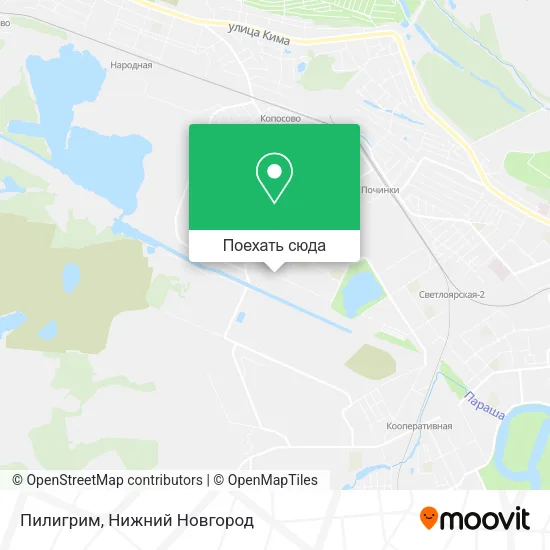 Карта Пилигрим