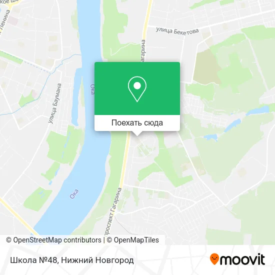 Карта Школа №48