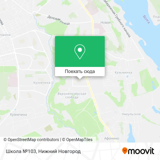 Карта Школа №103