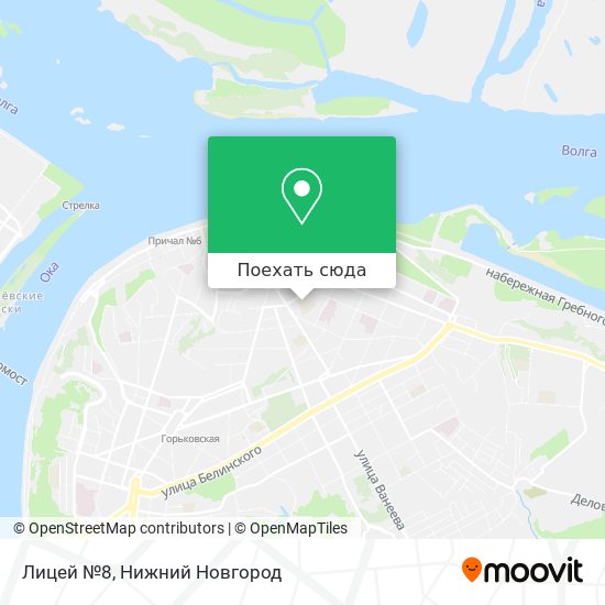 Карта Лицей №8