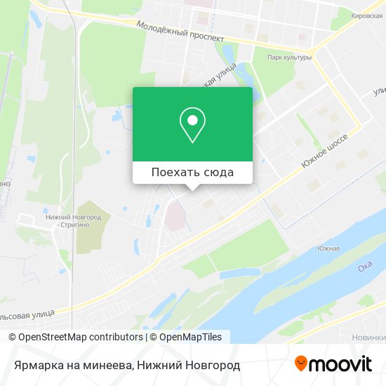 Карта Ярмарка на минеева