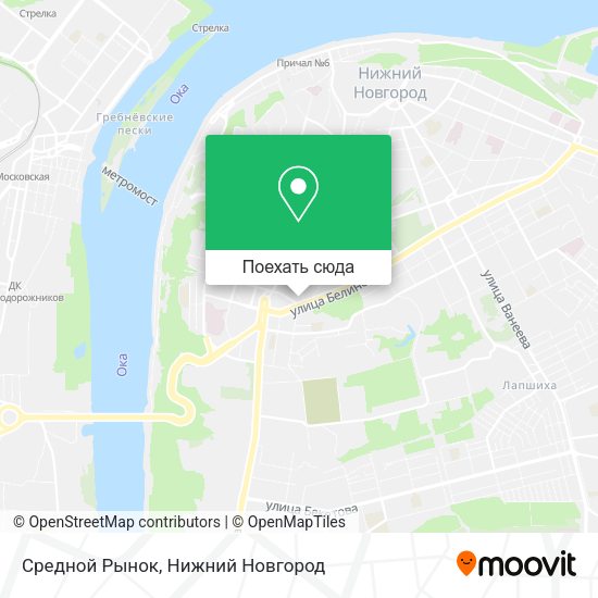 Карта Средной Рынок